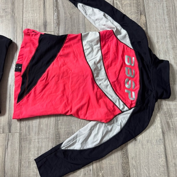 Bebe set 2 piece BBSP Bebe sport set work out yoga athletic 2000s gym coral neon - Picture 3 of 15